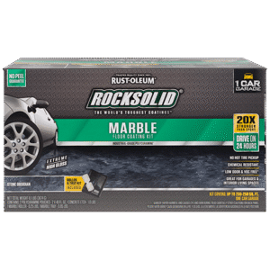 Rust-oleum® Rocksolid® Marble Floor Coating Kits - Stone Obsidian