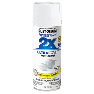 2X Ultra Cover Gloss Spray Paint - White