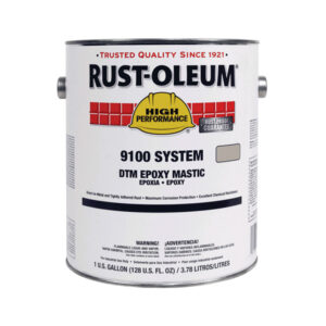 RUST-OLEUM HIGH PERFORMANCE 9100 System Low VOC DTM Epoxy Mastic - Aluminum 1gal