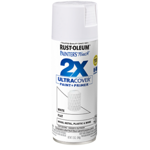 Rust-Oleum 2X Paint and Primer Spray Paint 340G - Flat White