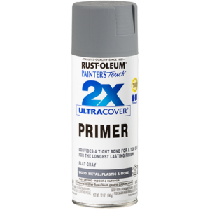 Rust-Oleum 2X Gray Primer 340G - Flat Gray