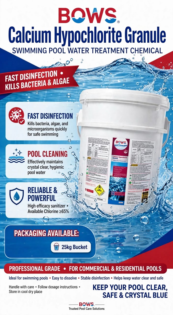 Calcium Hypochlorite TCCA Granule Powder - 25KG